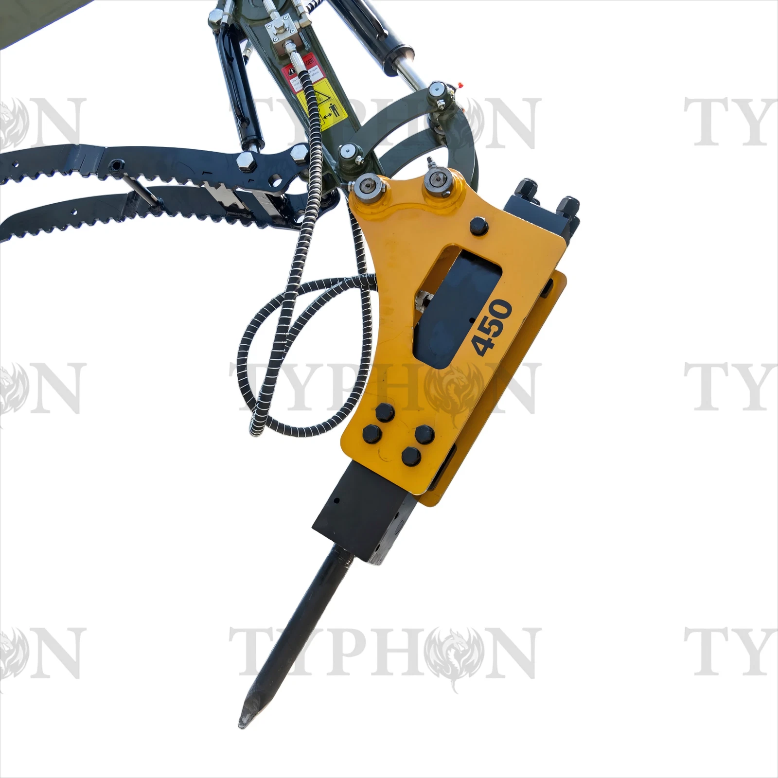 All in One 12 PCS Attachment Set Tool Fits 2-3 ton Mini Excavator Terror XXV
