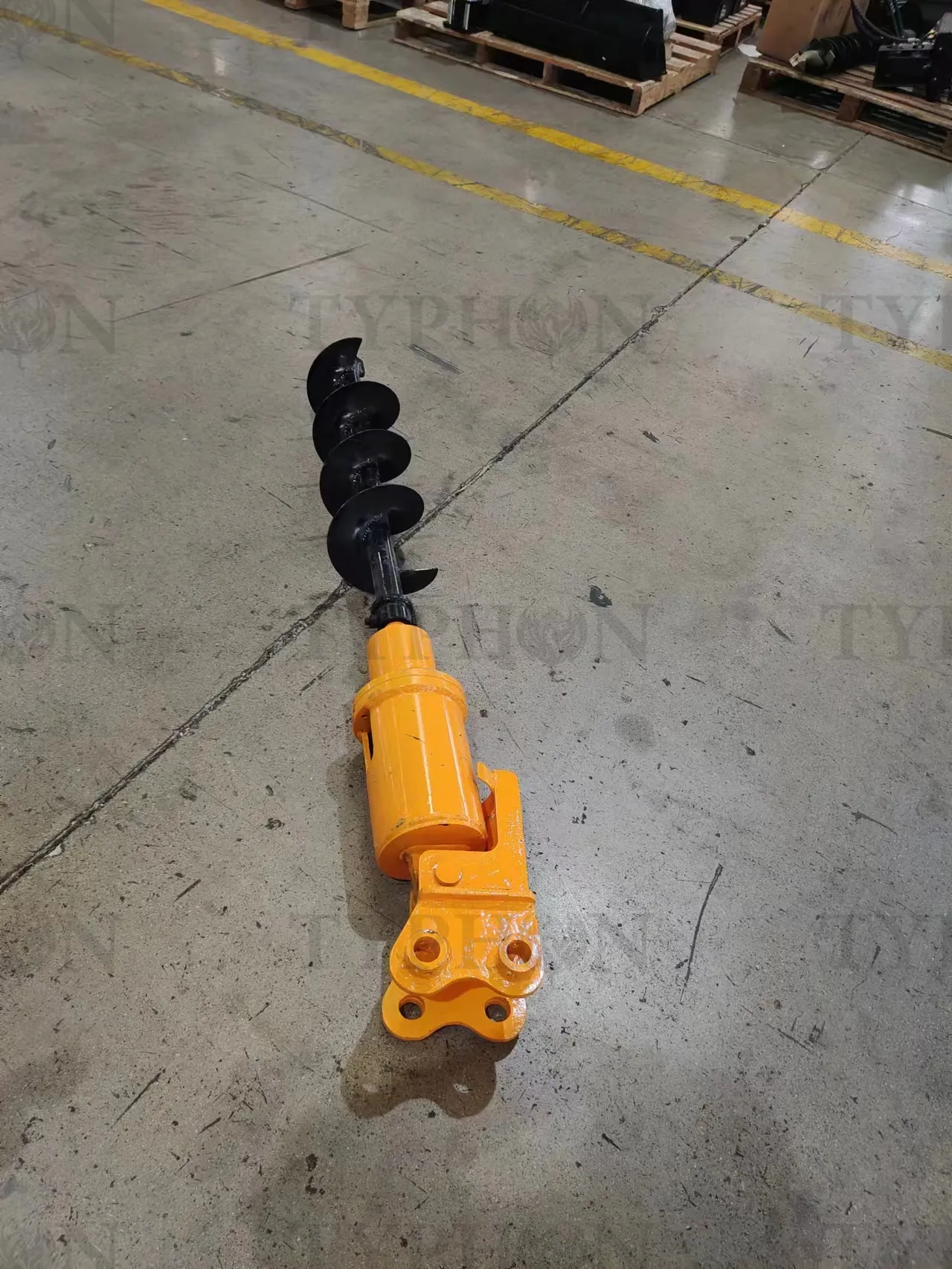 2.5 ton Excavator Attachment Hydraulic Earth Auger Post Hole Digger 8inch Diameter TERROR X2 PRO