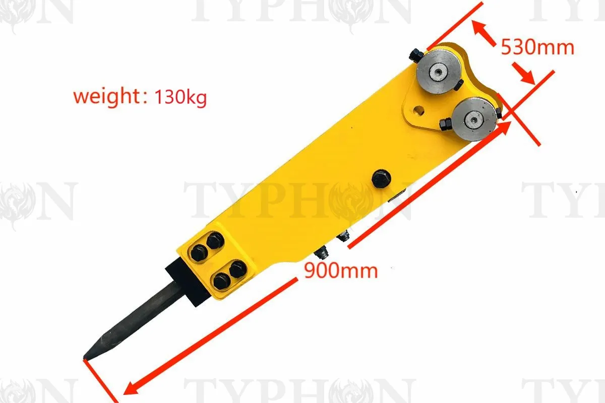 2.5 ton Mini Excavator Attachment Hydraulic Hammer Top Type Rock Breaker Generic TERROR X2 PRO
