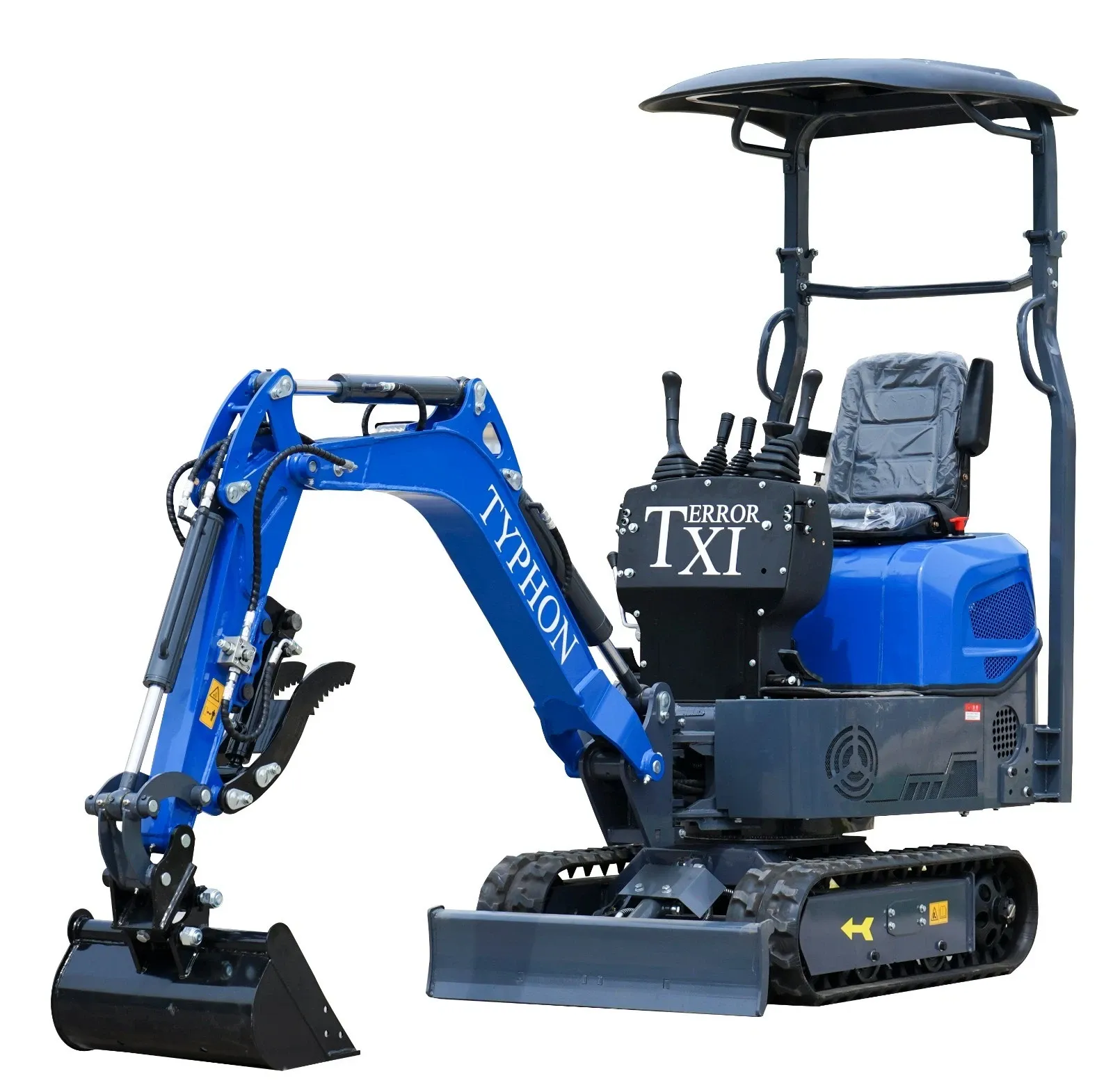 TERROR XI Mini Excavator Digger 13.5hp Gas B&S EPA Engine with 13 Attachments