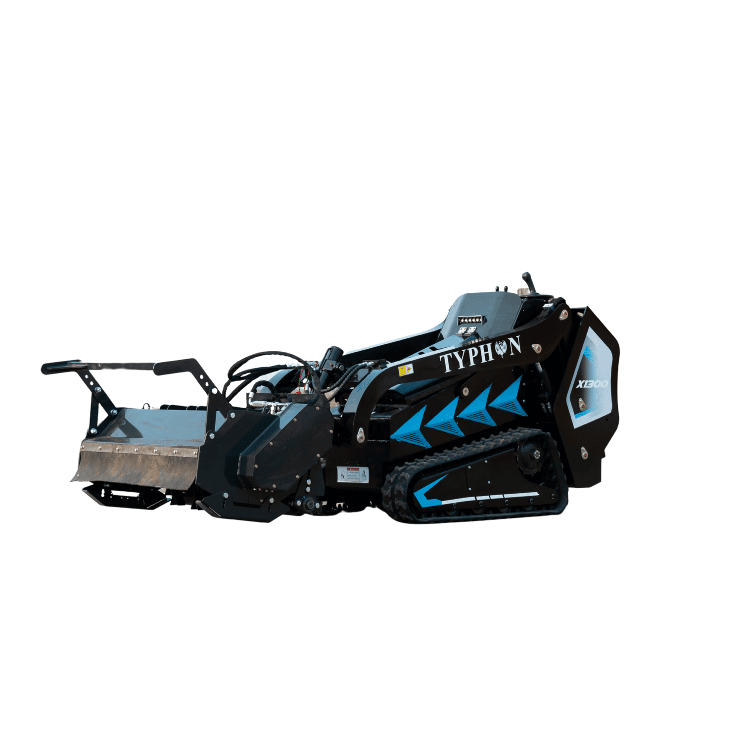 New TYPHON STOMP X1300 & STOMP 509 Mini Skid Steer Forestry Mulcher Attachment