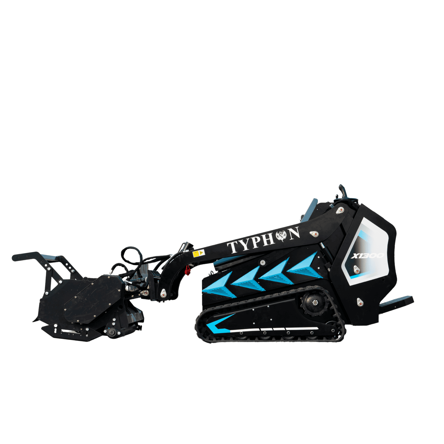 New TYPHON STOMP X1300 & STOMP 509 Mini Skid Steer Forestry Mulcher Attachment
