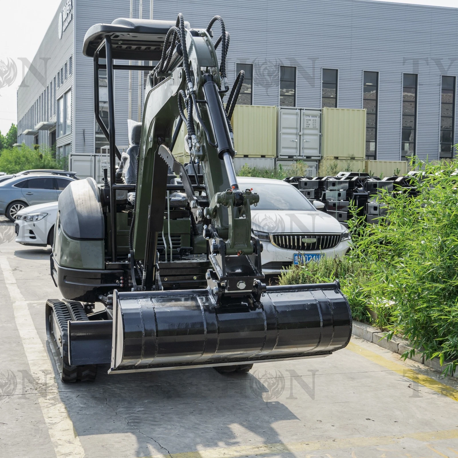 1000mm Leveling Bucket Attachment For 2-3 ton Mini Excavator Digging Bucket