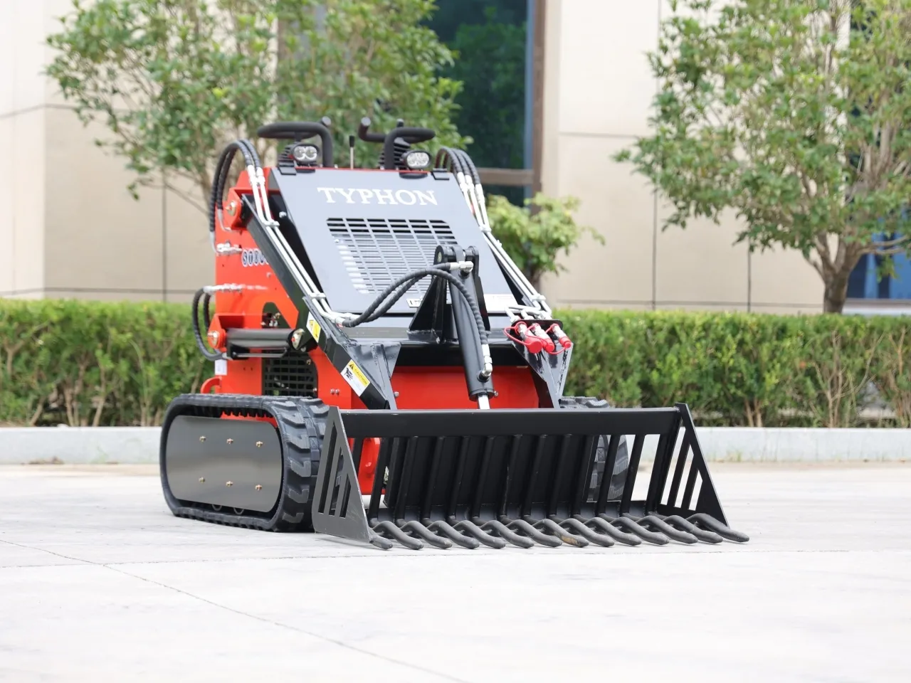 Skid Steer Loader Attachment Rock Bucket USA