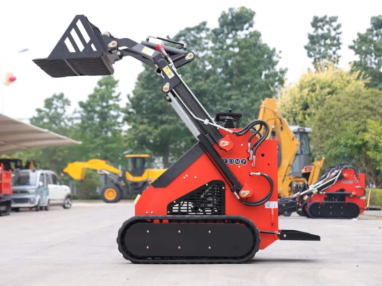 Skid Steer Loader Attachment Rock Bucket USA