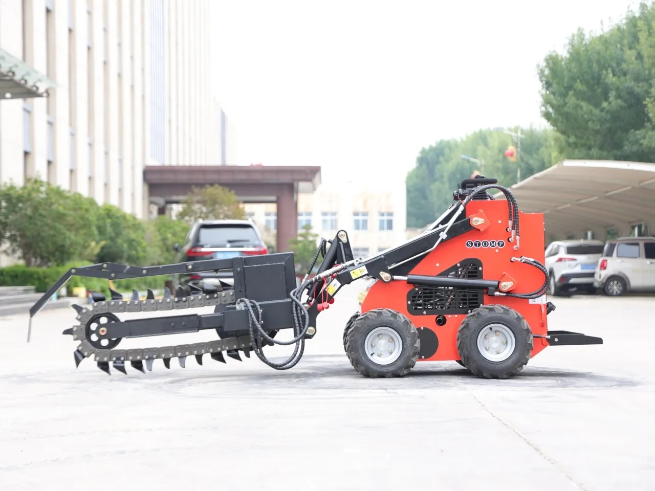 TYPHON Skid Steer Loader Trencher Attachment USA