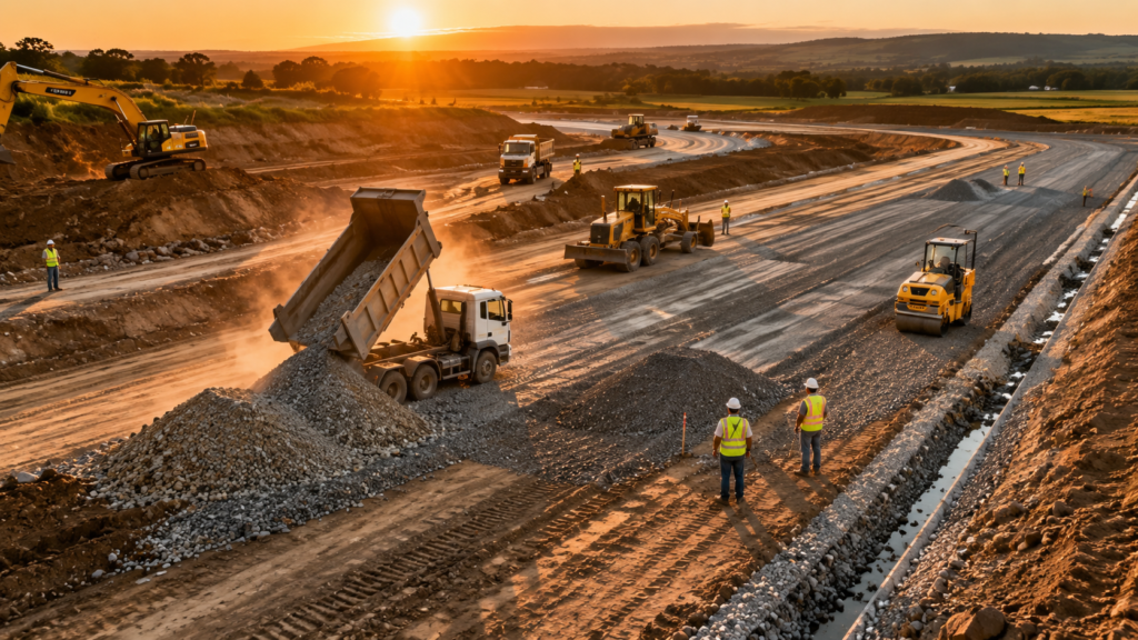 compactor jobsite