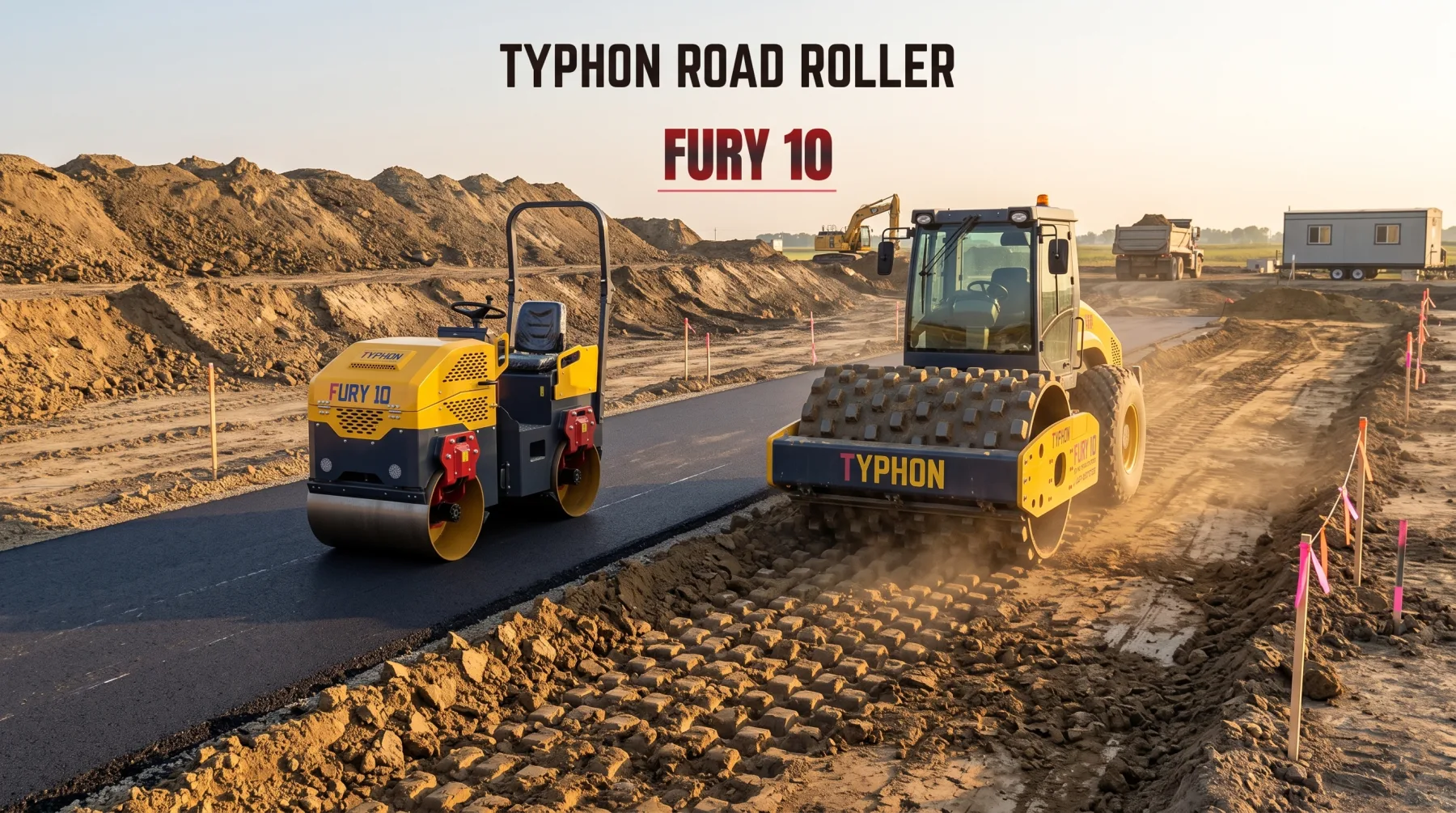 Smooth Drum vs. Padfoot Roller: Which Road Roller Should You Choose?