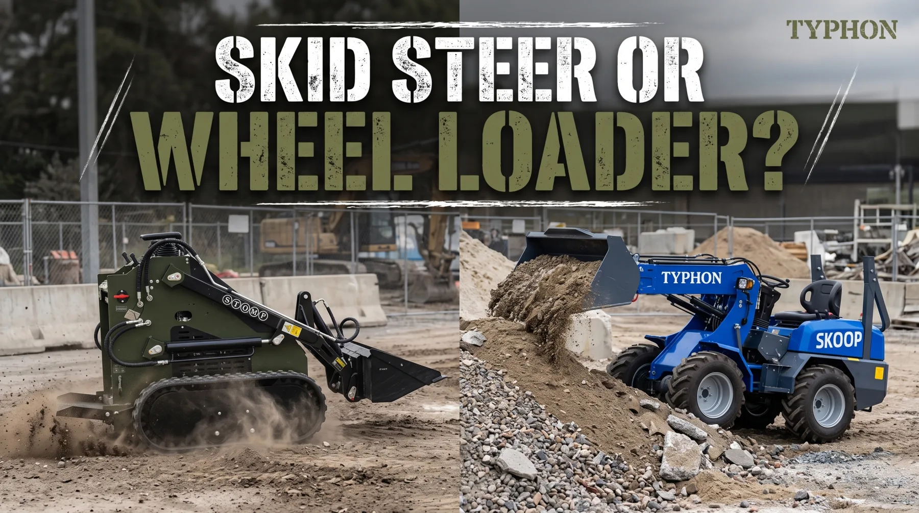 What’s the Difference Between a Skid Steer and a Wheel Loader?