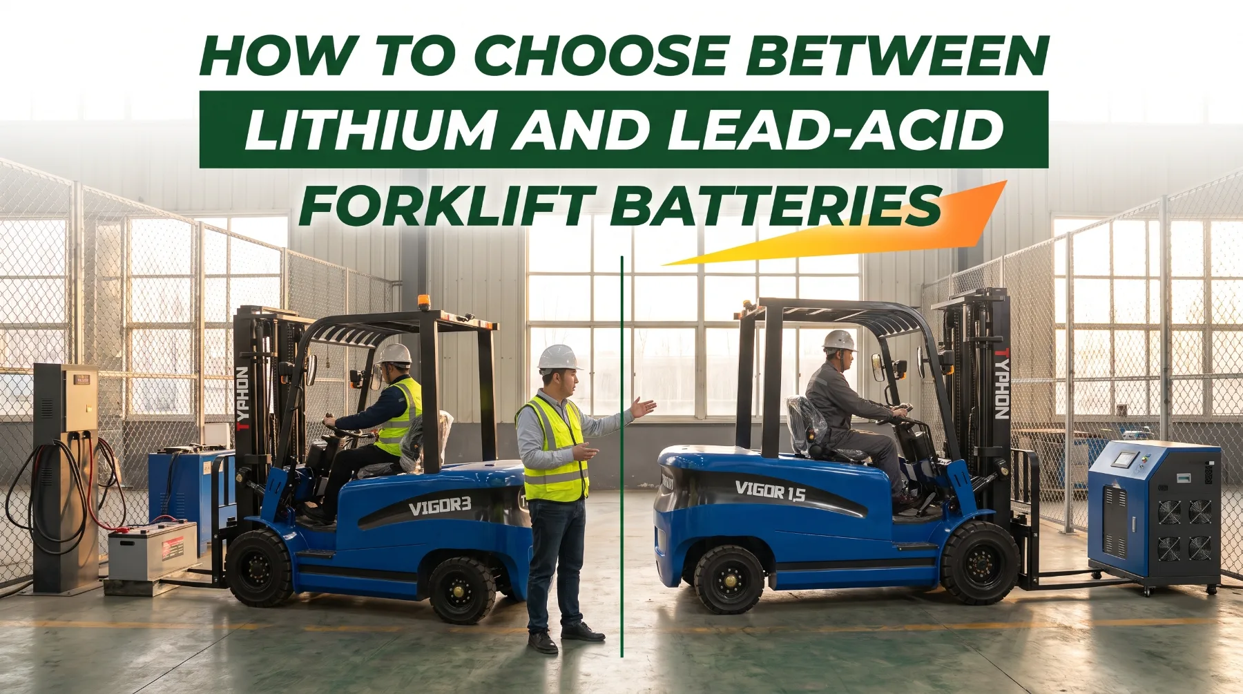 How to Choose Between Lithium and Lead-Acid Forklift Batteries