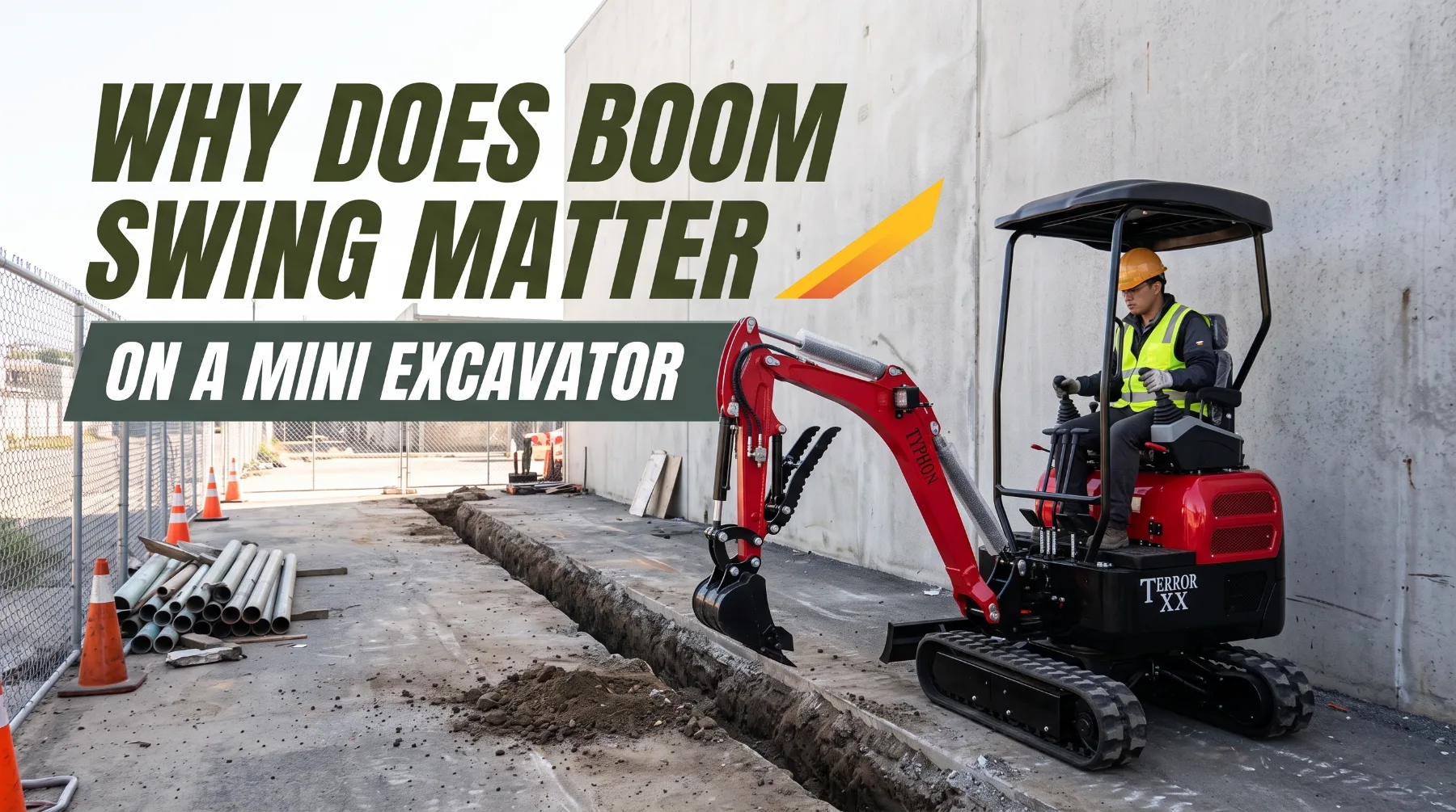 Why Does Boom Swing Matter on a Mini Excavator