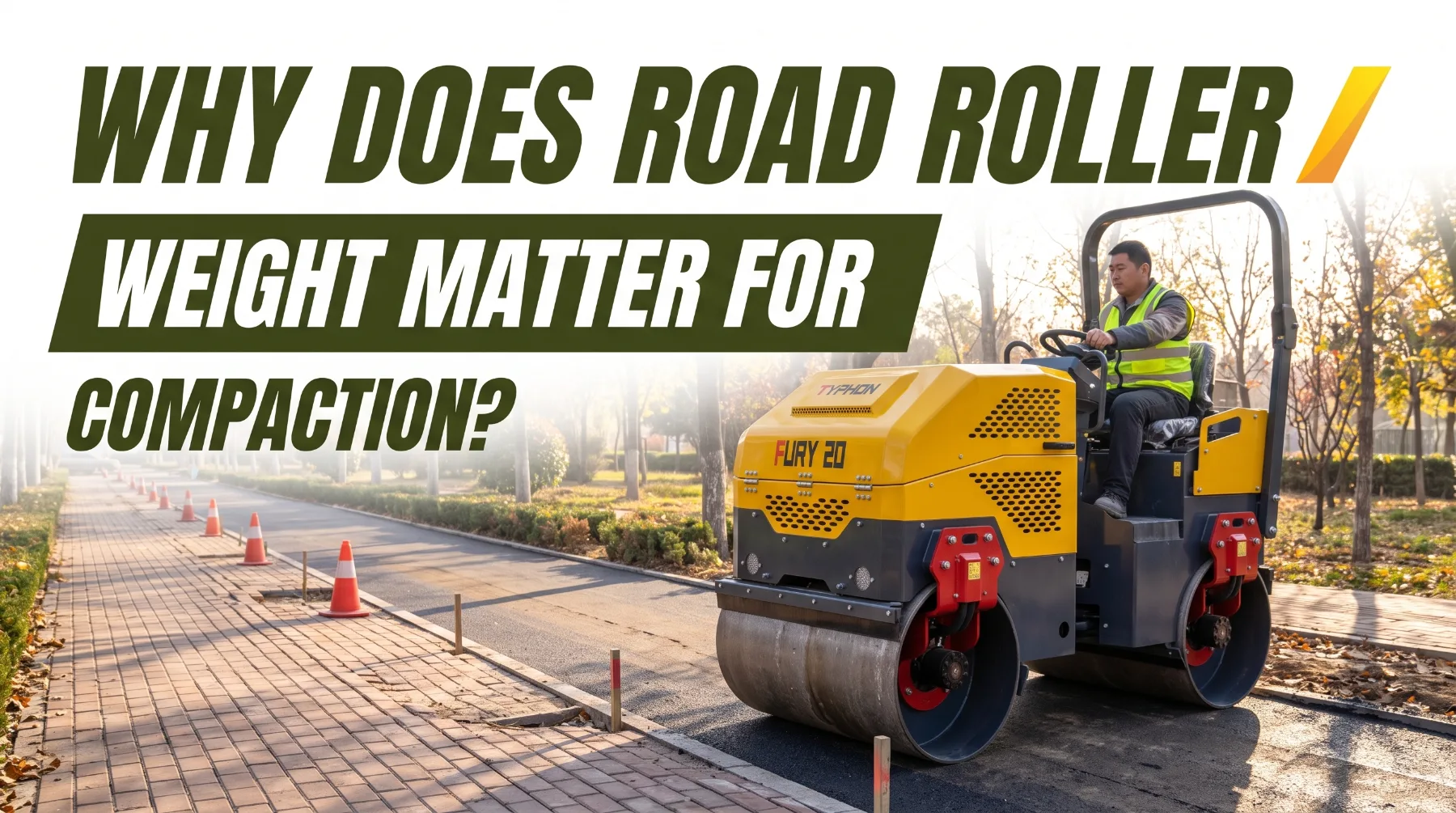 Why Does Road Roller Weight Matter for Compaction?