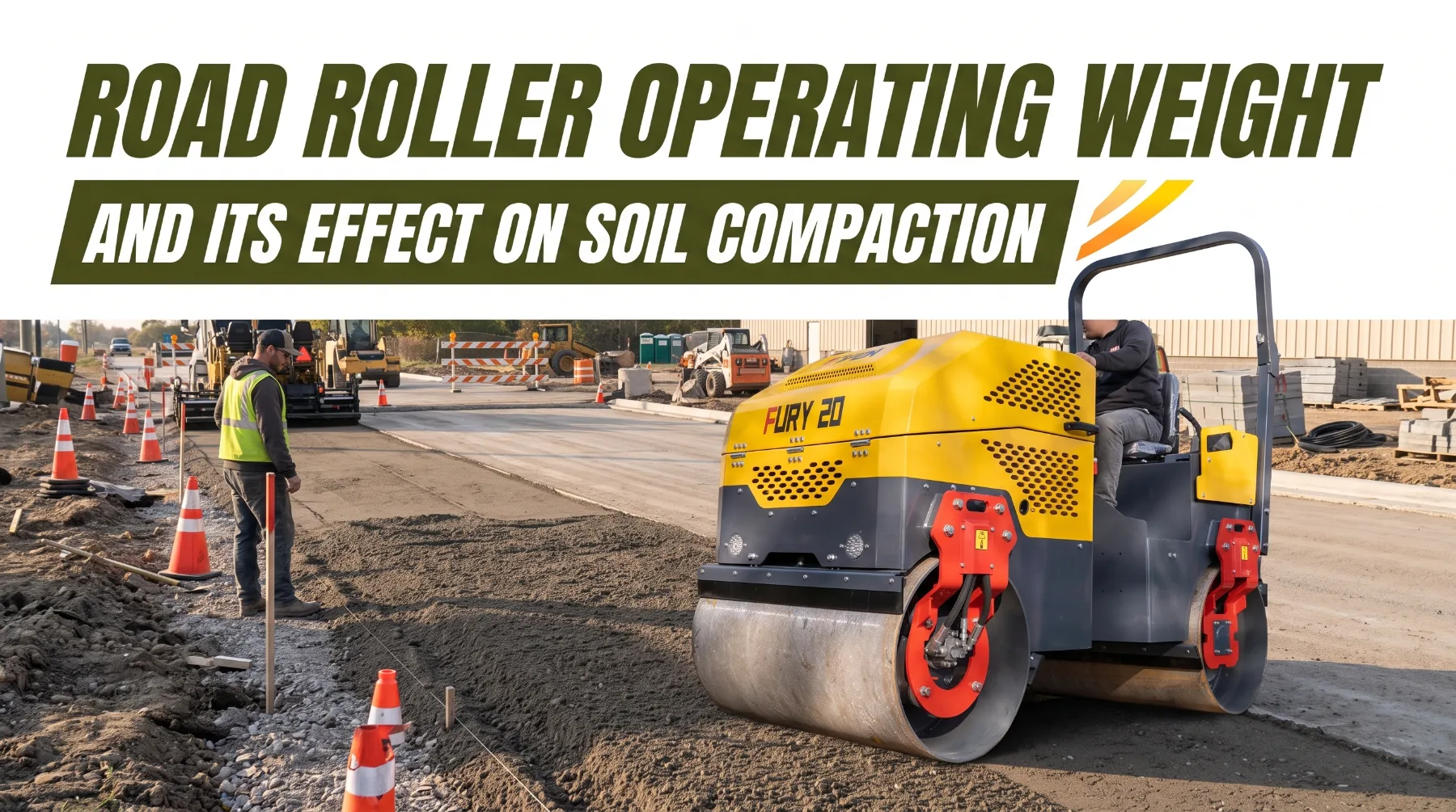 Road Roller Operating Weight and Its Effect on Soil Compaction