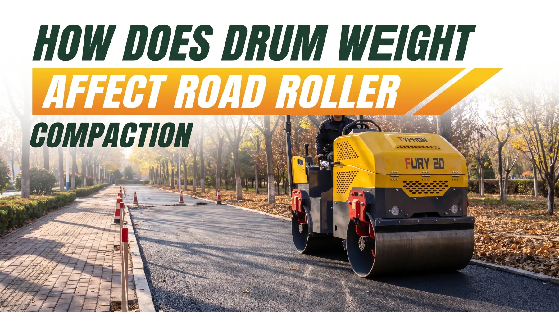 How Does Drum Weight Affect Road Roller Compaction