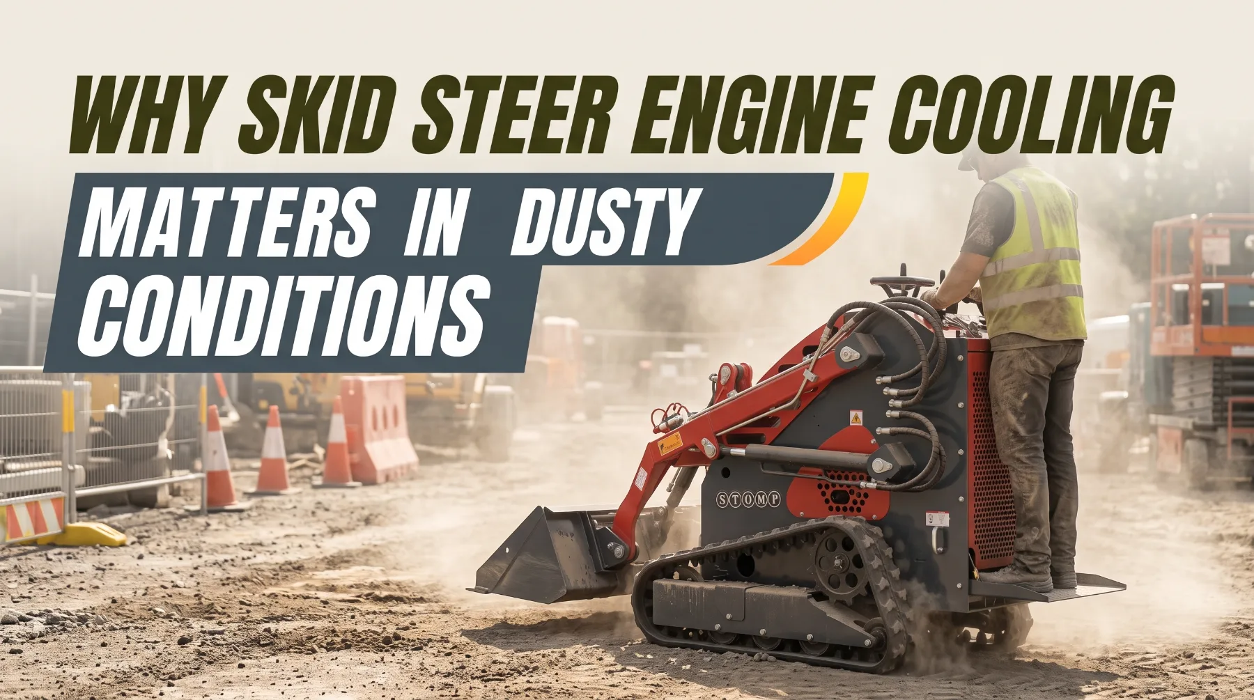Why Skid Steer Engine Cooling Matters in Dusty Conditions